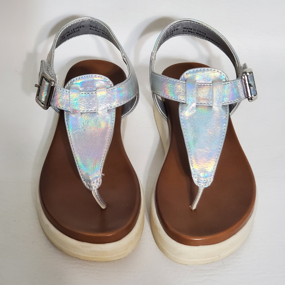 Cupcake Couture Holographic Kids Sandals - Picture 2 of 9
